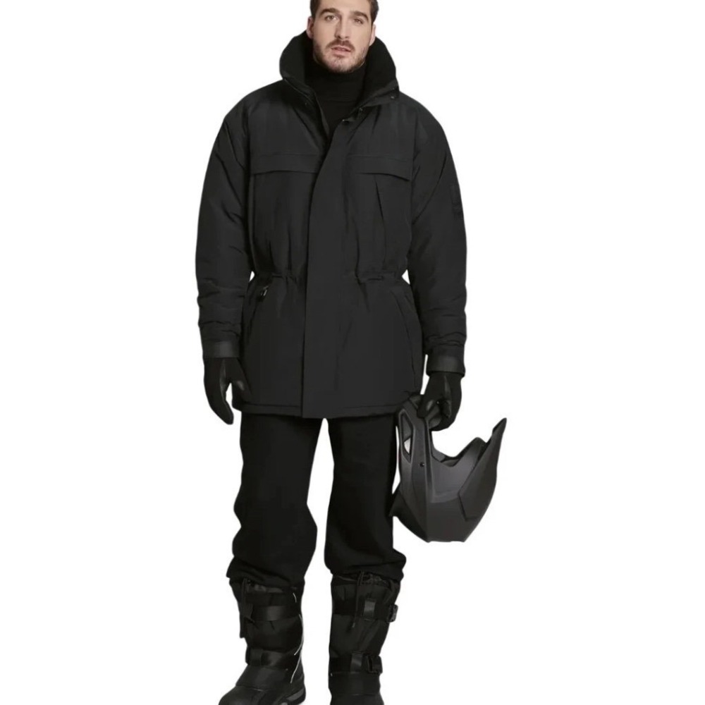 NEW Kanuk Ski-Doo‎ Acer Mens XL Collab Black Winter Snow Parka Jacket